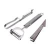 1/3Pcs Stainless Steel Vegetable Peeler Set Multifunctional Fruit Slicer Cutter Tools Potato Carrot Grater Julienne Peeler