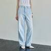 Hiikeu Light Indigo Washing Denim Slacks_Light Blue
