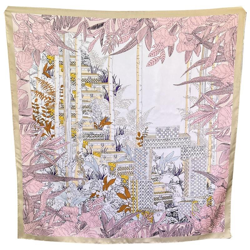 Xiaoxiangfeng 111 Mulberry Silk Scarf Women's Digital Printing 91 Twill Process 16 Mmi Thickened Gentle Wind Spot