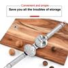Stainless Steel Chestnut Cutter Portable Cross Shaped Nut Cracker Ergonomic Efficient Walnut Opener Home Restaurant