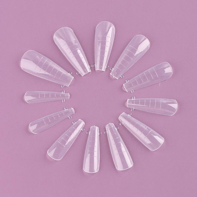 Poly-Extension Gel Dual Nail Form Builder Nail Gel Nail Molds Oval False Nail Tips for Gel Manicure Nail Art Designs