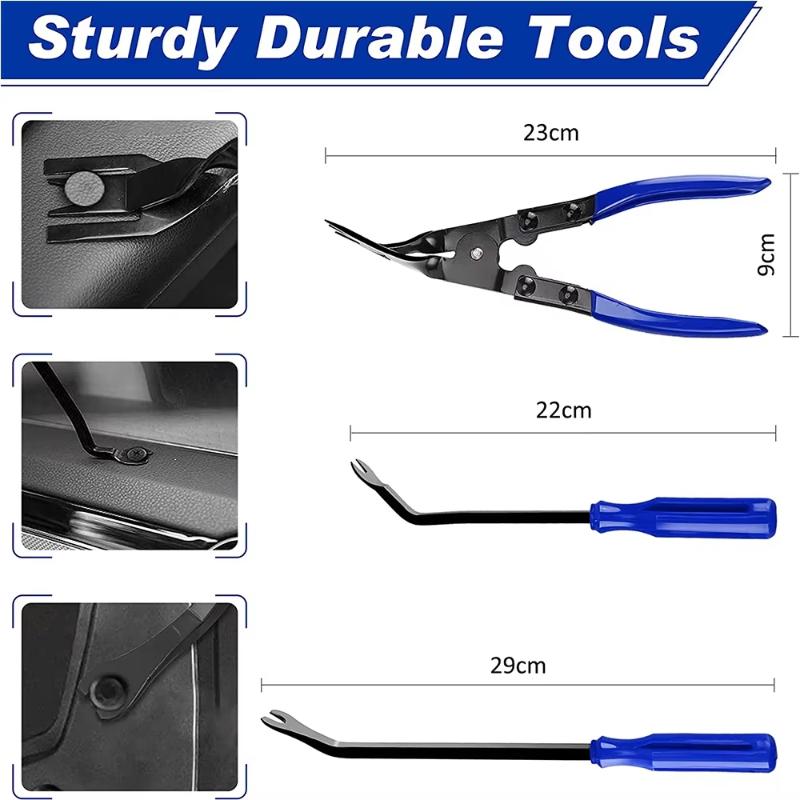 5/11/19Pcs Car Trim Removal Tool Set Clip Pliers Fastener Remover Stereo Removal Hand-held Disassembly Tools