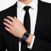 Men's Square Watch with Genuine Leather Strap, 3ATM Water Resistance: Analog Display, Calendar, Japanese Quartz Movement, Leisure, Business, Stylish