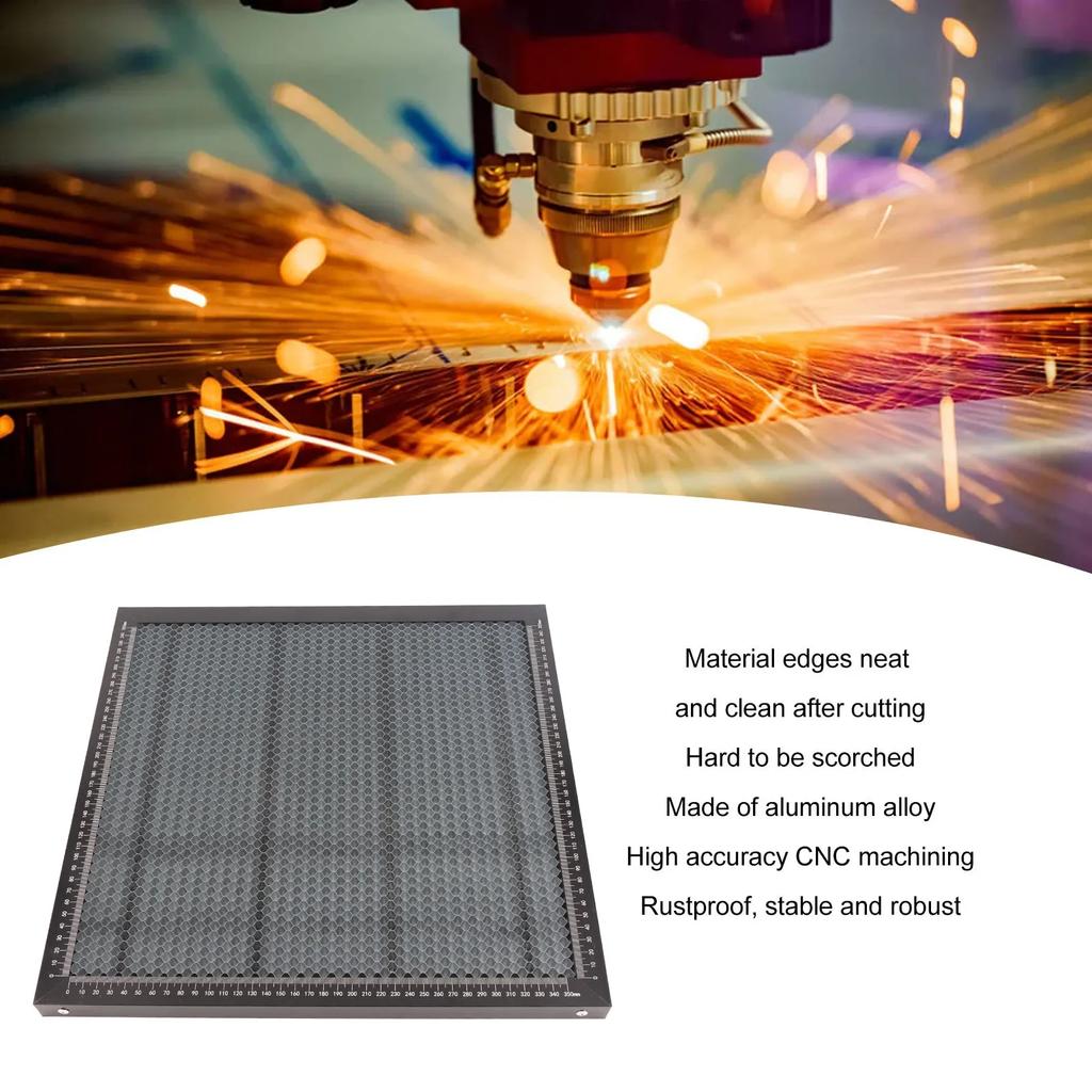 Metal Structure Laser Cutting Working Tools Bed Laser Bed Laser Bed Panel Black Laser Working Table Beehive Panel Robust All