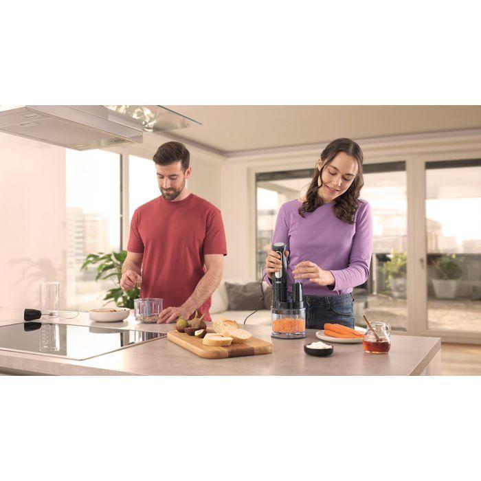 Mixeur plongeant - Braun - MQ 55755 M - 1000W - 25 vitesses - Noir
