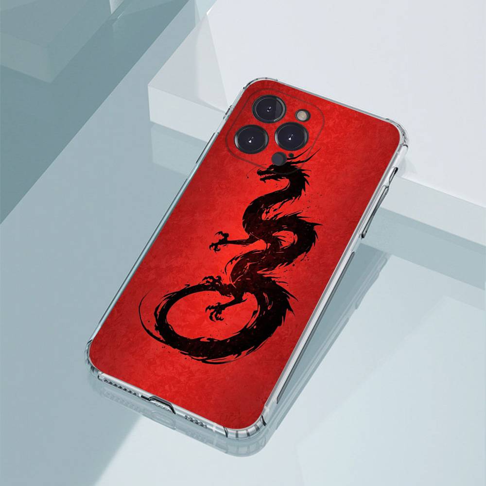 

Fashion Chinese Dragon Phone Case For iPhone17,16,15,14,13,12,11,Pro,Xs,Max,Mini,Plus Antislip Shockproof Hard iPhone15plus