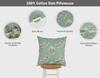 Vargottam Luxury, Printed Mint Green Cushion  Covers  Decorative Pillow  Covers  Square  Throw Pillowcase