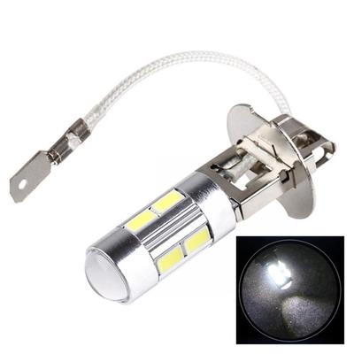 1vnt 10SMD H3 LED 5630 DC 12V tolimosios šviesos 360 laipsnių itin ryškus rūko žibintas baltas, skirtas vairuojant automobilį