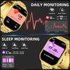 Outdoor Sport Rugged Military Smart Watch Men 2.01inch HD Screen 370mAh Battery Waterproof SWIM Watch BT Calling Smartwatch