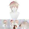 Kazuha Wig 45cm Stunning Synthetic Hair For Genshin Impact Cosplay Costume Parties