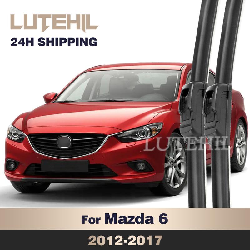 Дворники Передние Щетки Стеклоочистителя Для Mazda 6 GJ1 GL MK3 2012 - 2017 2013 2014 2015 2016 Лобовое Стекло Переднее Окно 24 +18 2PCS
