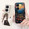 For Realme C55 Case RMX3710 Silicone Cute Cat Fashion Butterfly Flowers Love Painted Cover For Realme Narzo N55 Phone Case Funda