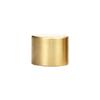 Leak-Proof Brass Medicine & Tea Storage Can - Portable Travel Jar with Threaded Seal, Multi-functional for Business Trips