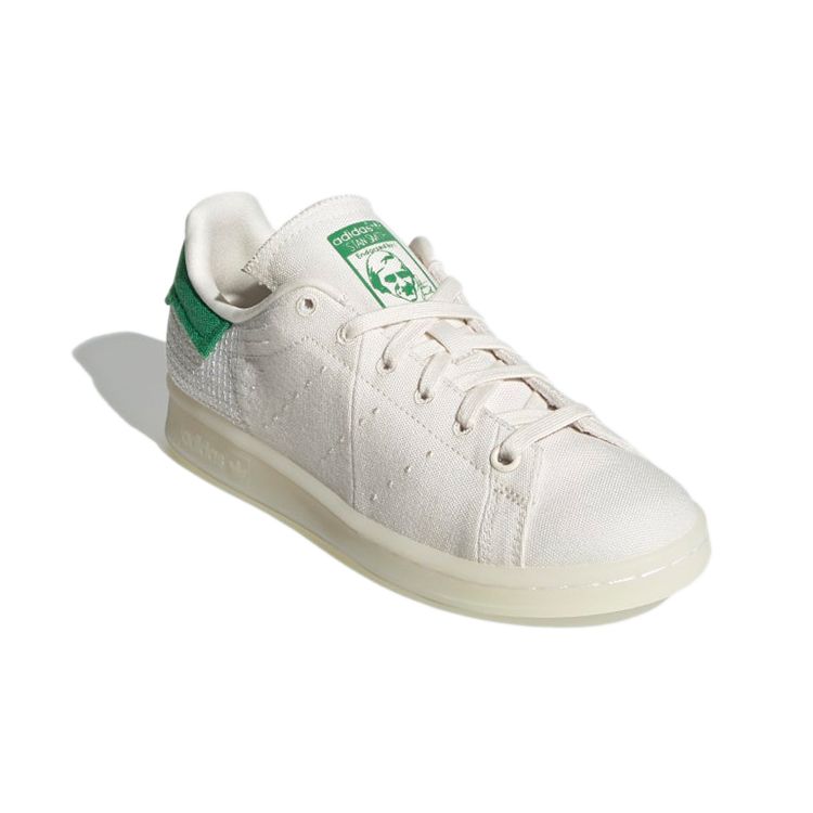 Adidas Originals Stan Smith Primeblue Low Top Kids Skate Shoes Kids Skate Shoes Green Off-White FX5981