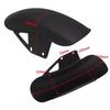 GN125 Retro Matte Black Front & Rear Motorcycle Fender Mudguards