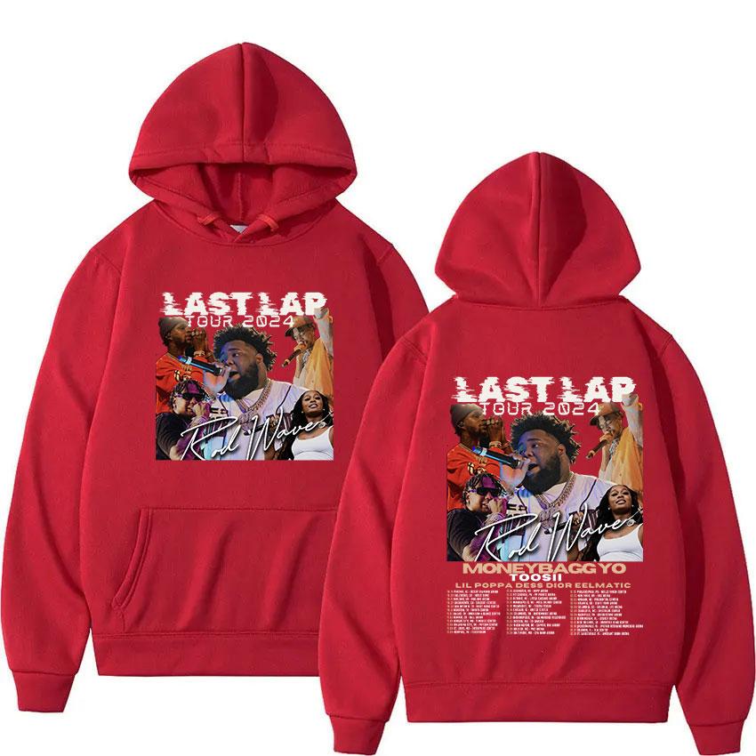 Rapper Rod Wave "Last Last Lap" Tour 2024 Hoodie Herren Damen Hip Hop Mode Vintage Übergroßer Pullover Sweatshirt Y2k Streetwear