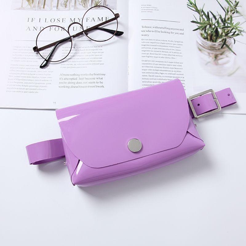 

Женская поясная сумка, простая мини-сумка ярких цветов, сумки для телефона на перфорированном ремне для женщин, повседневная сумка, женский красочный лазерный кошелек 17*10cm