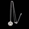 Stainless Steel Smiley Face Pendant Necklace - Women's Trendy, Simple, Versatile Jewelry