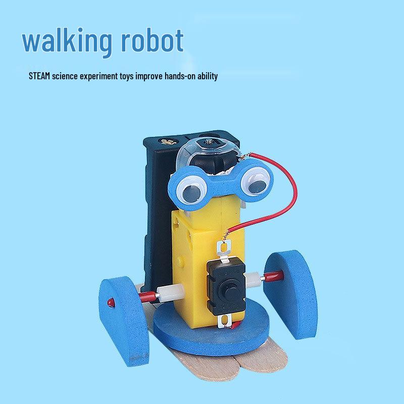 DIY Student Science Kit: Self-Assembly Walking Robot Puzzle