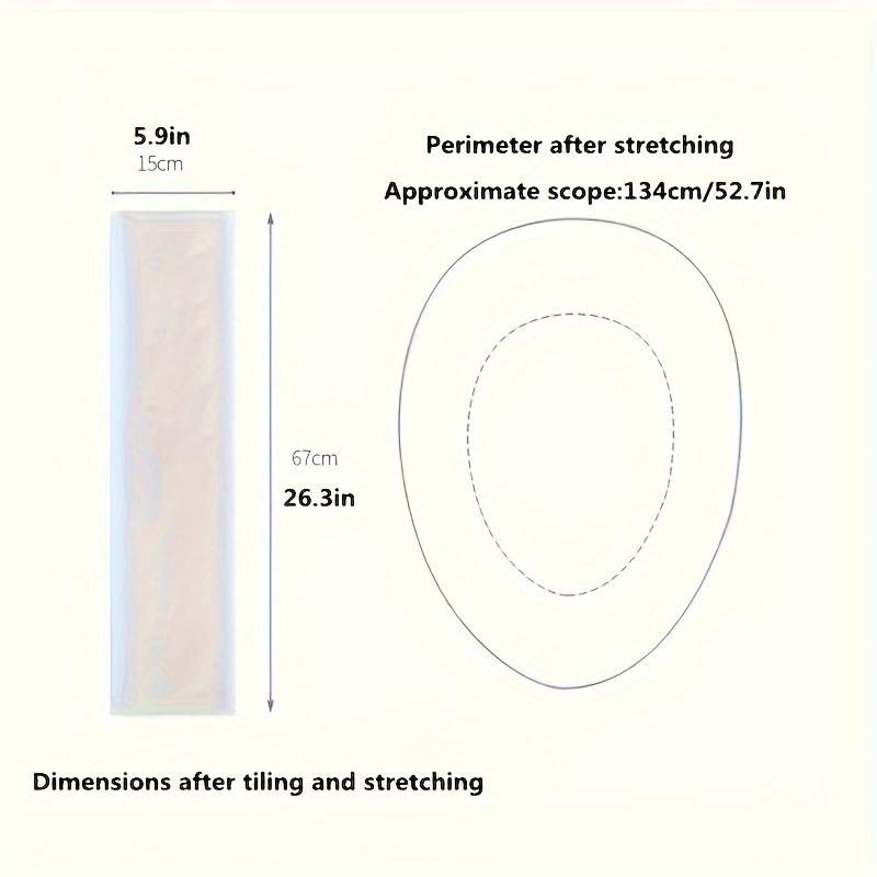 10pcs Disposable Toilet Seat Covers, Waterproof & Dust-Proof, Individually Wrapped - Hygienic & Convenient for Travel and Public Restrooms