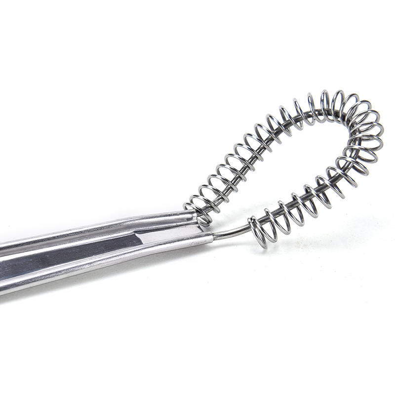 2016  Cooking Tools Steel Egg Beater Mini Whisk Milk Frother Foamer Coffee Mixer Spring Sauce Blender Accessoire De Cuisine