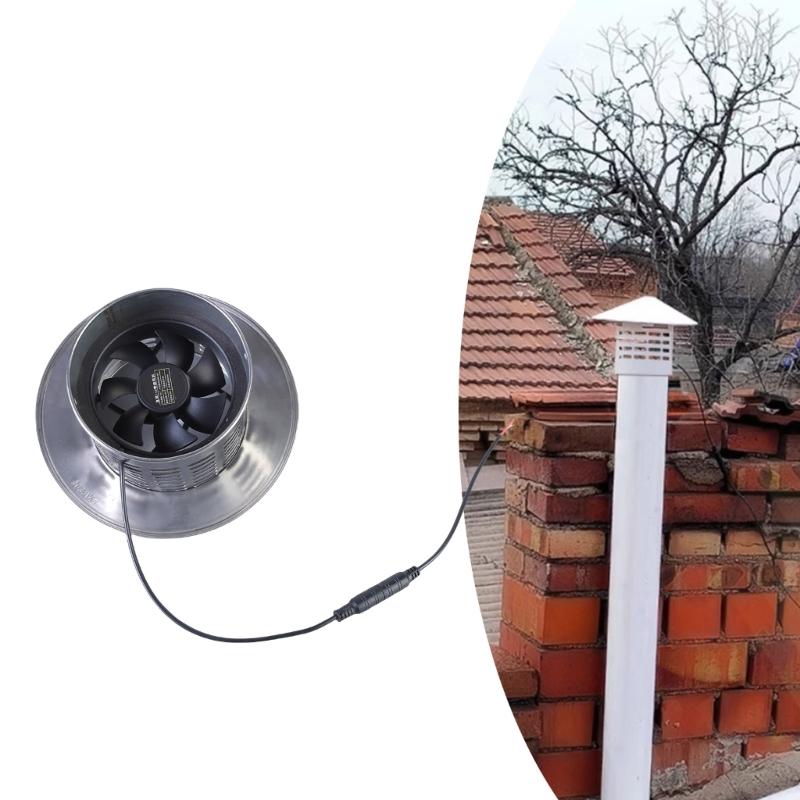 Wentylator wyciągowy solarny 12V Mini wentylator Zasilany panelem słonecznym Wentylator wyciągi powietrza Na dach Wentylator nawiewno-wywiewny do domu Wyciąg powietrza