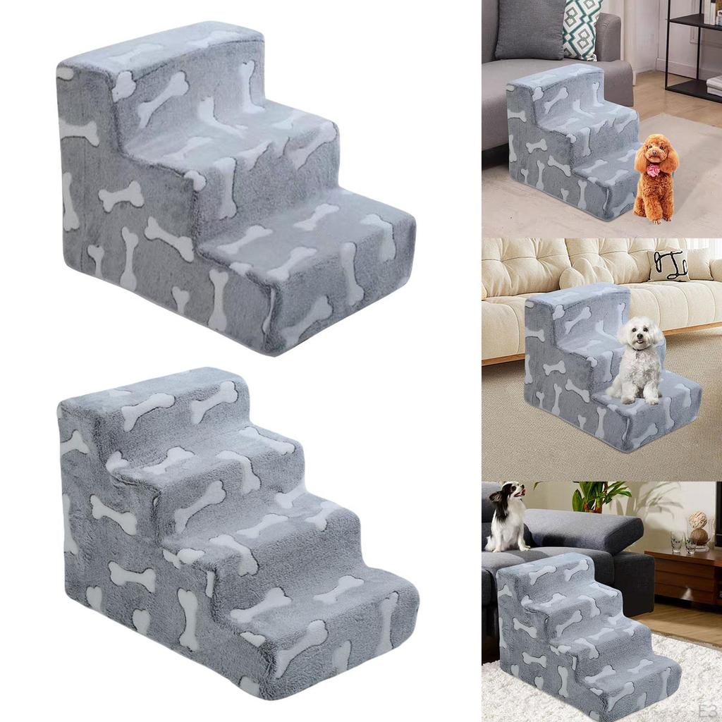 Dog Stairs for Bed Couch Sofa,Soft,High Density Foam Lightweight,Dog Step,Pet Older Dogs