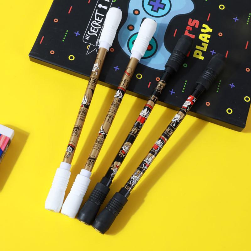 Lustiger drehender Gaming-Stift für Anfänger, Studenten, zum Stressabbau, rotierende Stifte, Schreib-Gelstift, Schreibwaren