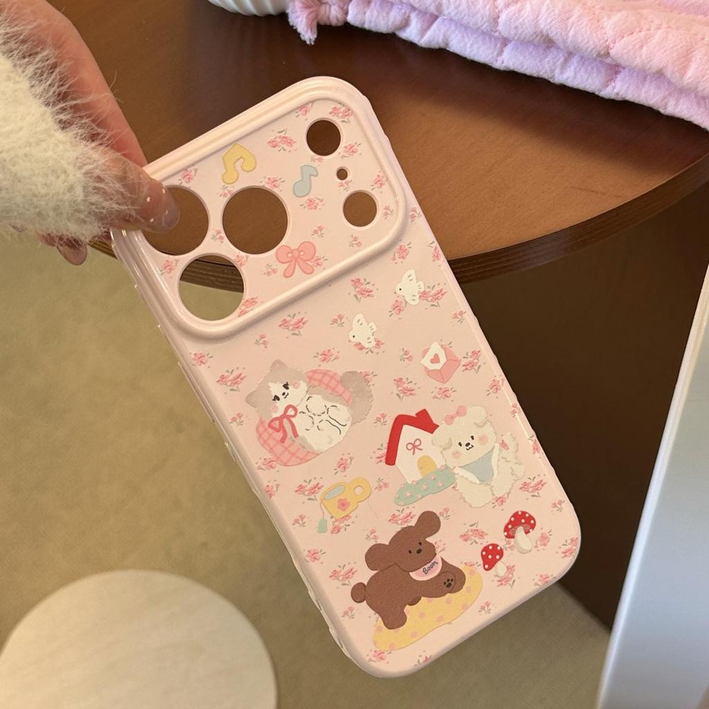 Floral Animal Print Phone Case for iPhone 15, iPhone 16, and iPhone 16 Pro Max