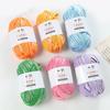 DIY Metallic Metallic Crochet Yarn Shiny Imitation Leather Imitation Leather Yarn Soft Fabric Yarn T-Shirt Craft