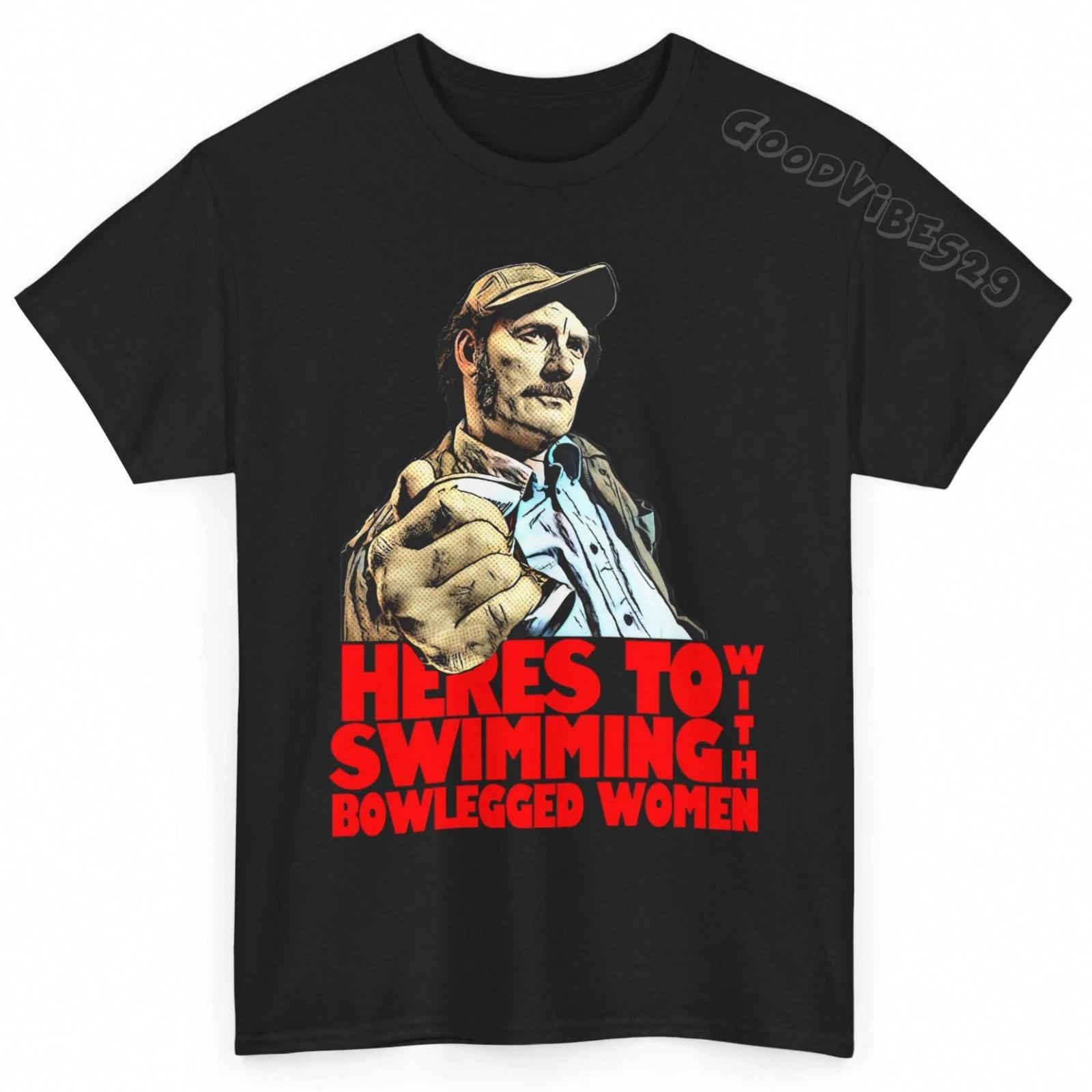 Quint Jaws 1975 Vintage Robert Shaw Movie Gift T-Shirt S-5XL Men Women Unisex XXXL