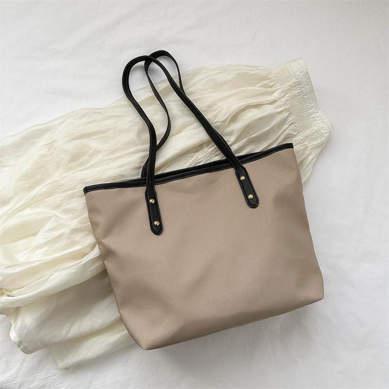 Spacious Tote Bag For Women Trendy Street Style 2023 Summer Fashion Simple Shoulder Bag