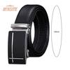 Men Autumatic Belt Business Formal Belt Smooth Faux Leather Alloy Buckle Anti-break Great Durability Anti-slip Men Meeting Commute Suit Pants Belt