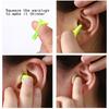 10Pcs Soft Sleep Ear Plugs Noise Reduction Sound Insulation Slow Rebound Earplugs Soundproof Anti-Noise Sleeping Aid Ear Care
