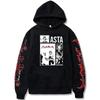 Burakku Asuta Black Clover Graphic Printed Hoodies Vintage Oversized Hooded Hip Hop Long Sleeves Cotton Hoodie Men Women Clothes