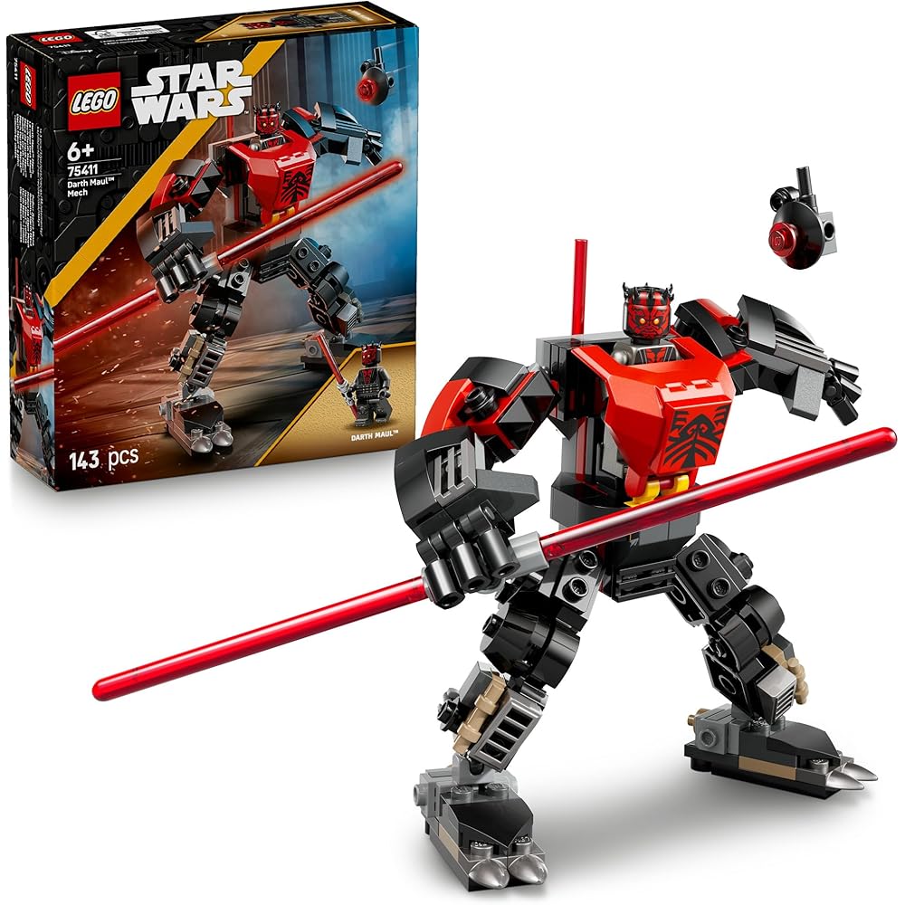 

LEGO Star Wars Darth Maul Mech Toy Building Set 6-9 Years Old Kids Educational Gift