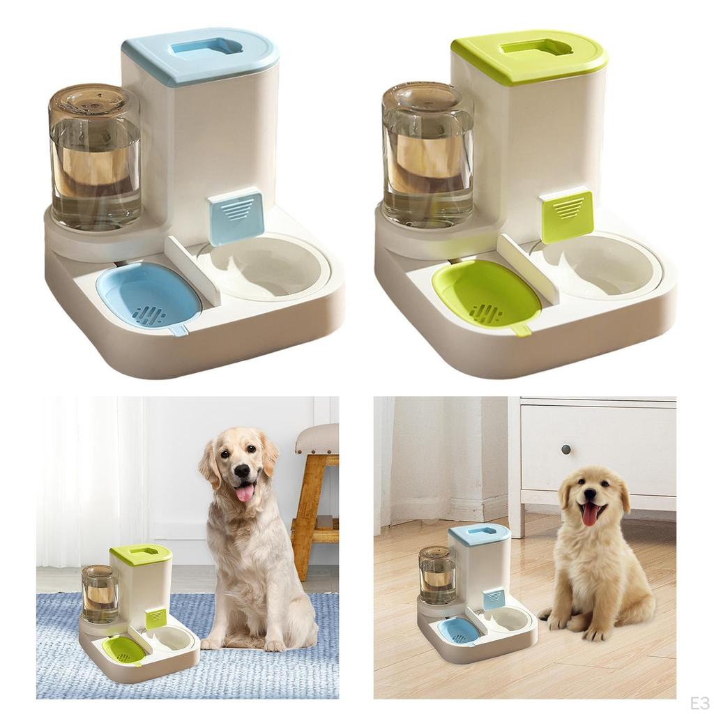 Automatic Cat Feeder Detachable Bowl Feeding Station Pet Supplies Container Portable and