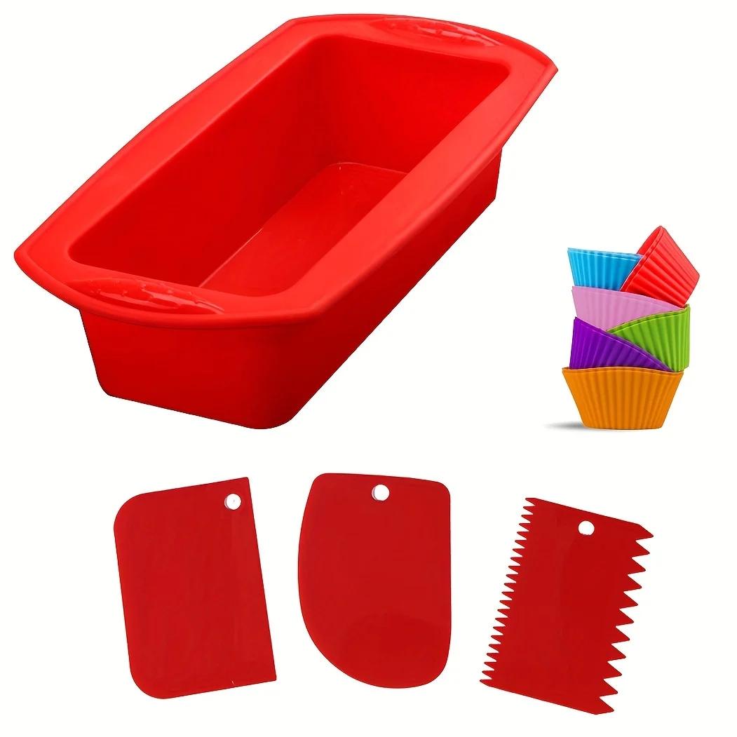 

Top Quality Rectangular Square Silicone Pans for Bread Cake Deep Baking Dish Angel Food Cheesecake Mold Brownie Mould Loaf