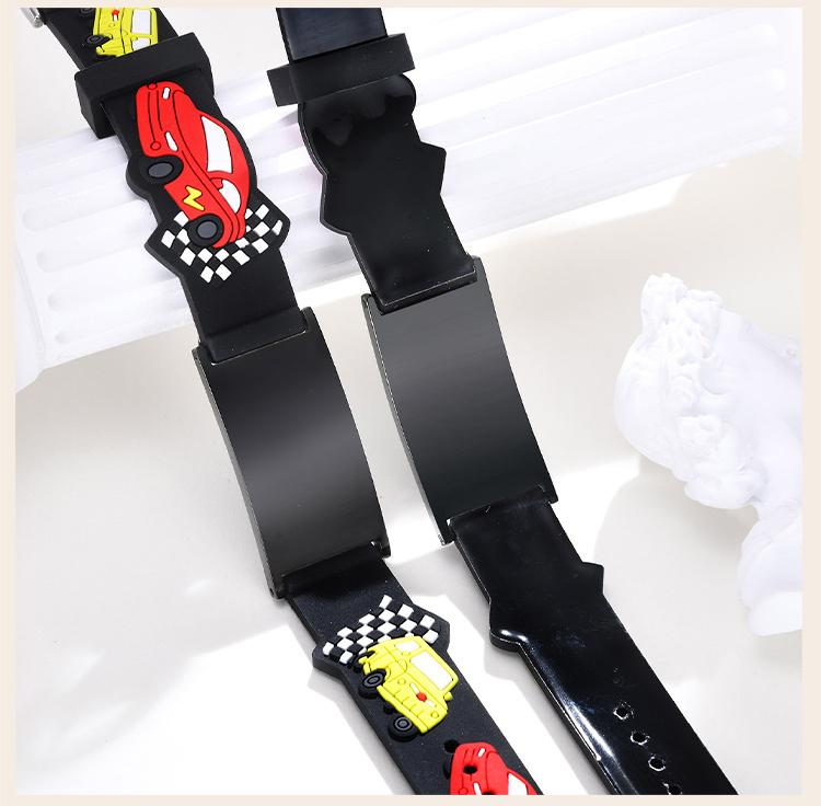 Personalized Kid Child Bracelet, Cartoon Car Silicone Chain Writhand Adjustable, Free Customzied Bracelets For Kids Girls Boys