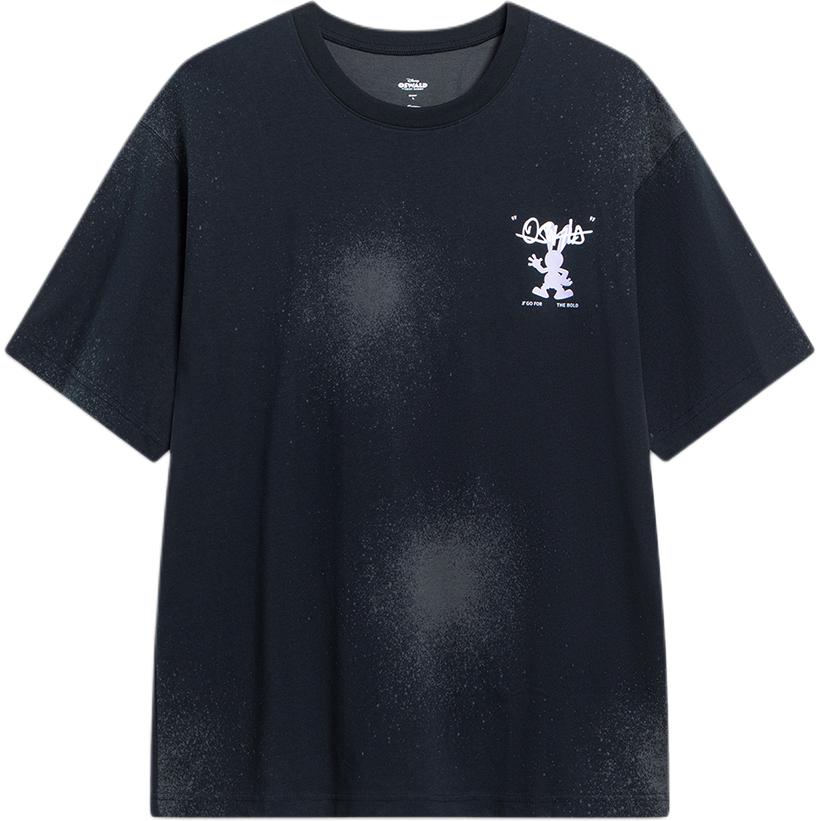 Li Ning x DISHINI,LIANMINGKUAN Disney T Shirt Men s Black AHST319-2 L