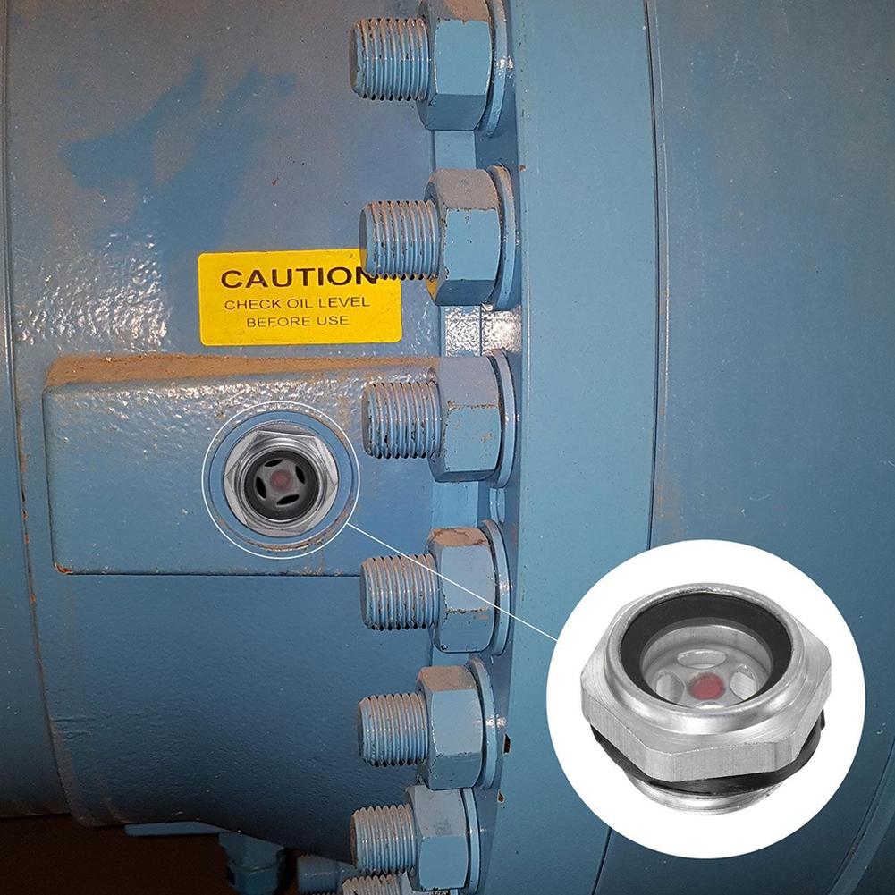 Spia Livello Olio Filettatura 1/2\" Dimensioni 17mm / 0,67\" Altezza Totale
