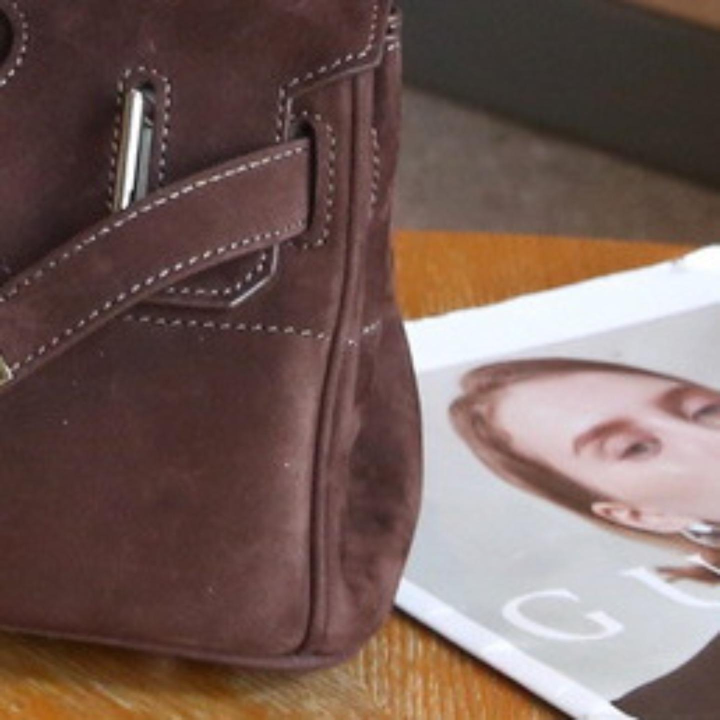 

2025 New Genuine Leather Top Layer Frosted Cowhide Armpit Bag 30cm Horizontal Low Version Anti Velvet Platinum Hand-held Women s 30x13x15cm кавовий