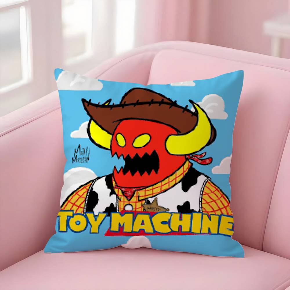 T-Spielzeug M-Maschinen S-Skates Kissenbezug Sofa Kurzer Plüsch Doppelseitiger HD-Druck Zimmer Heim Büro Geschenk Kissenbezug