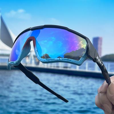 Poat Marke Sonnenbrille Herren Damen Großes Gestell Outdoor Sport Radfahren Straße Winddicht Luxus Brillen Mode Fahren Reisen Brille
