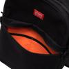 Backpack Unisex Large Capacity Backpack Cushion Casual Simple Visibility Nylon Standard Commuting To School Red One Size [Beams Design] (M) [ROUTINE]