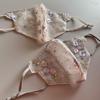 Lace Embroidered Rhinestone Mesh Face Mask - Breathable & Dustproof for Spring/Summer