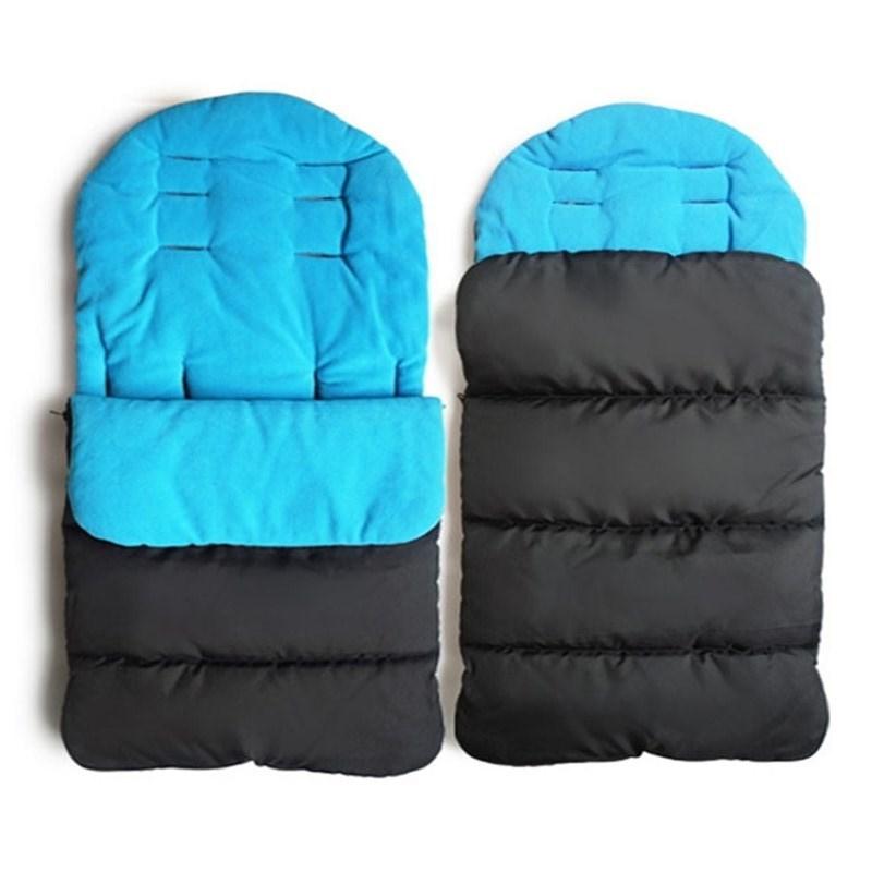 

Универсальная коляска для малышей, спальный мешок, универсальная муфта для ног, удобные подгузники для ног, фартук, вкладыш для детской коляски синий