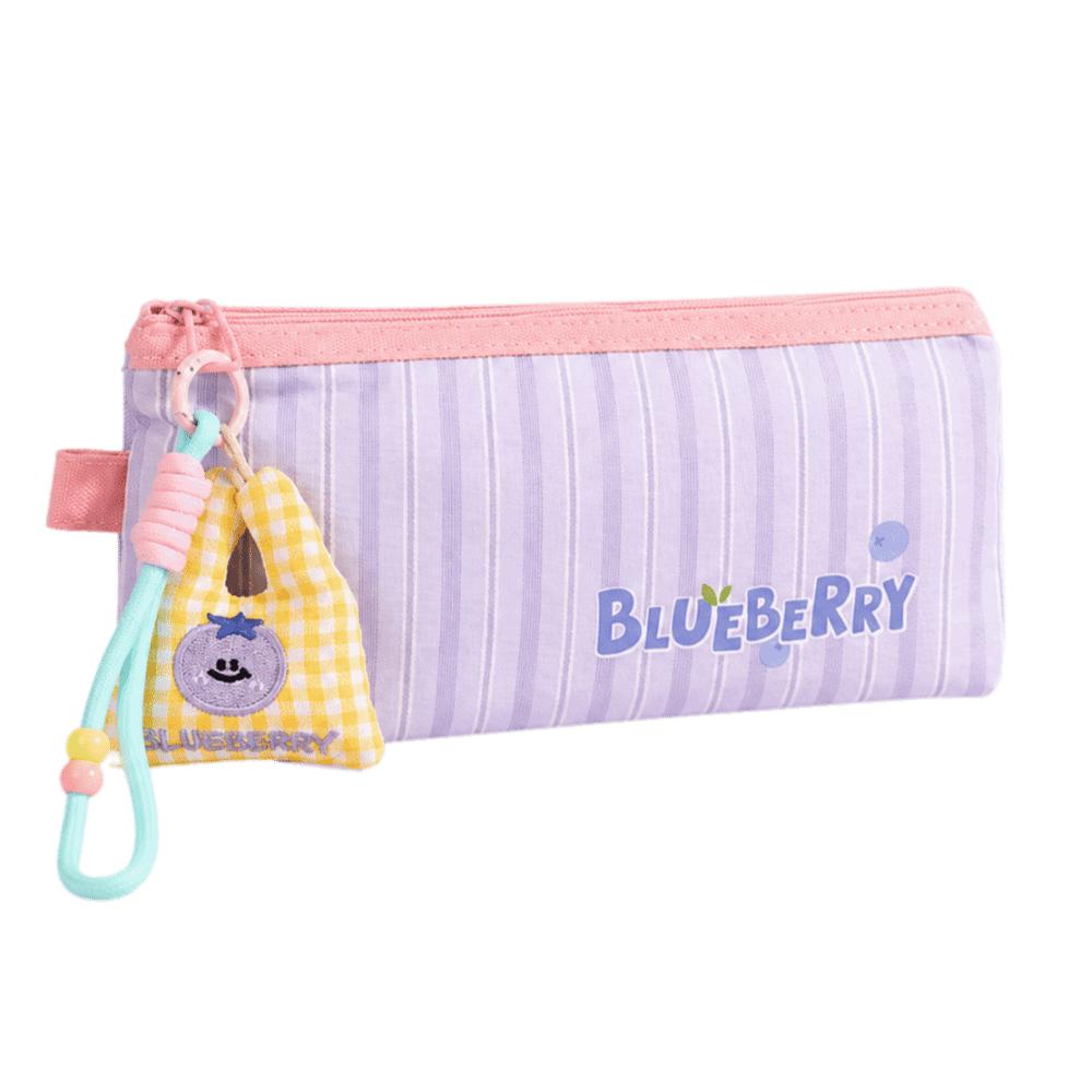 Cartoon Style Pen Bag Fruit Pattern Stationery Bag Cute Design Pencil Case Girl