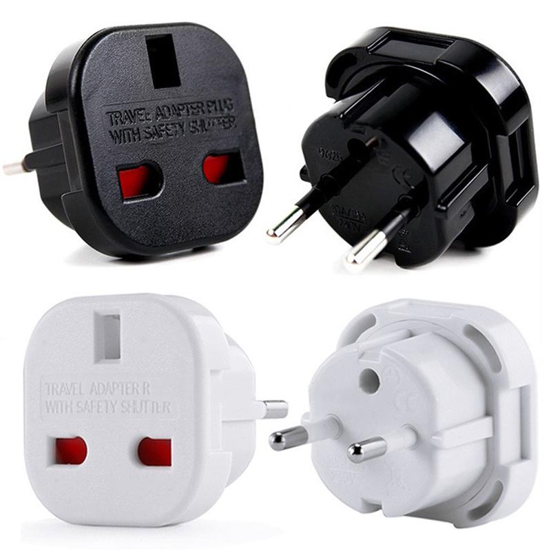 

PDTO UK 3-контактный разъем для европейского евроевропейского 2-контактного универсального адаптера переменного тока, конвертер для путешествий