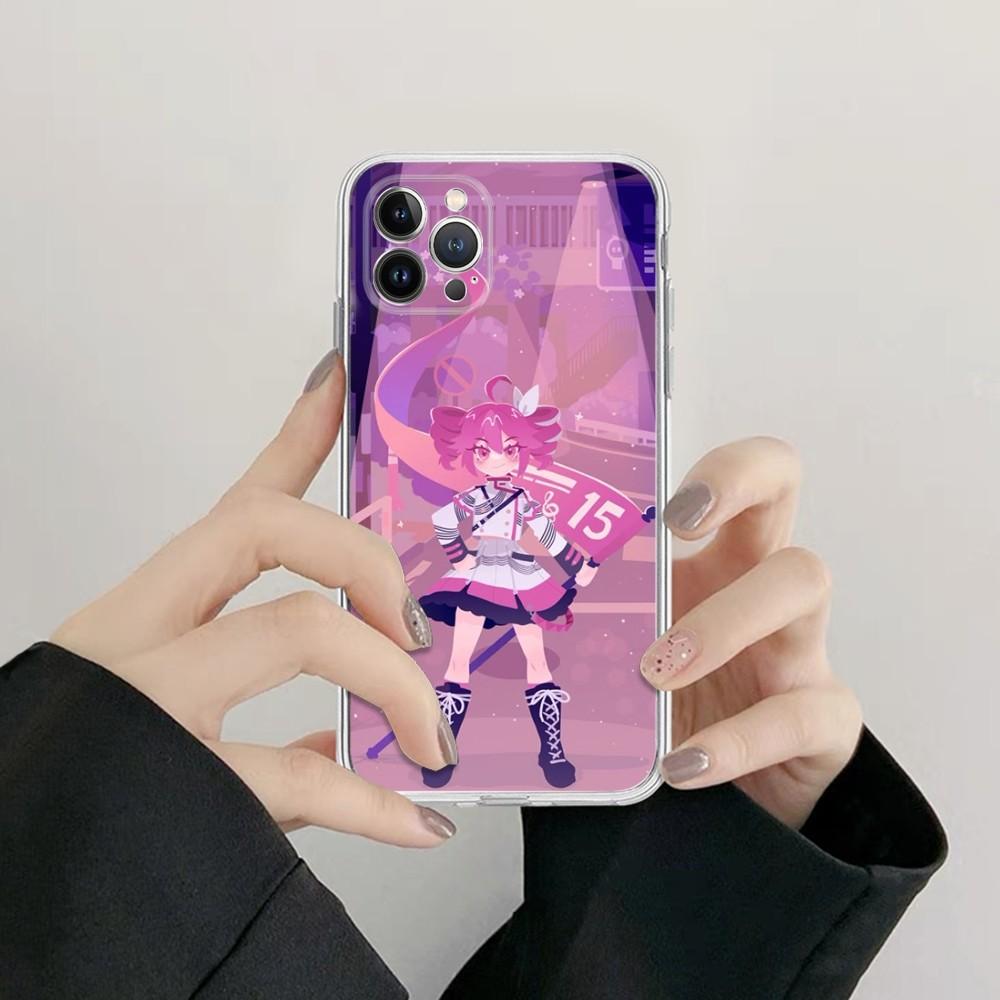 Hot V Kasane Teto Phone Case Silicone Soft For Iphone 16 15 14 13 12 11 Pro Mini XS MAX Plus X Cover